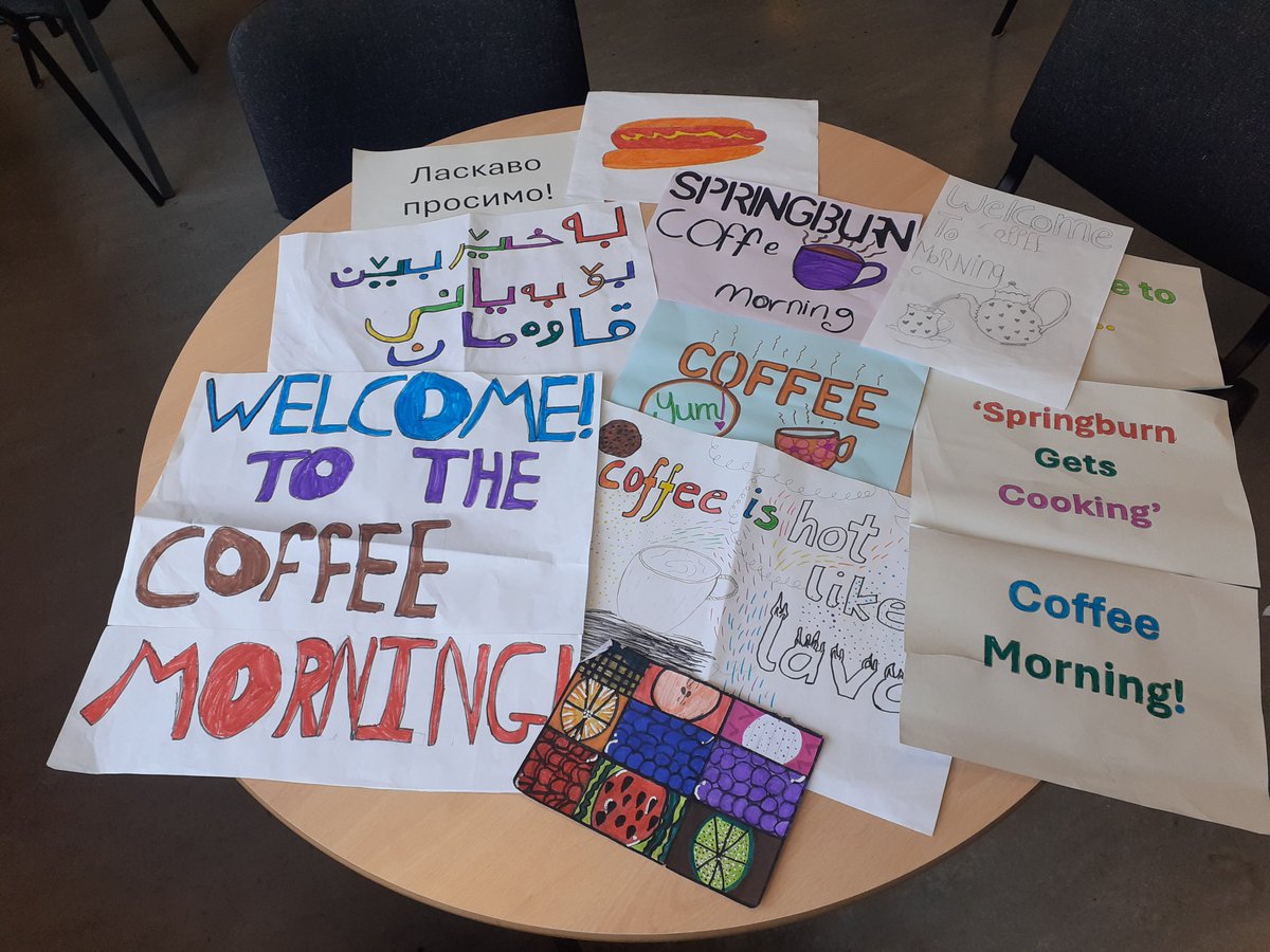 A huge well done to the 'Springburn Gets Cooking' IDL team for hosting a fantastic coffee morning today! An excellent chance to talk recipes whilst enjoying a coffee courtesy of <a href="/HarryBentley19/">Harry</a> and his brilliant team!  Thanks to all the parents, carers and staff who joined us! ❤