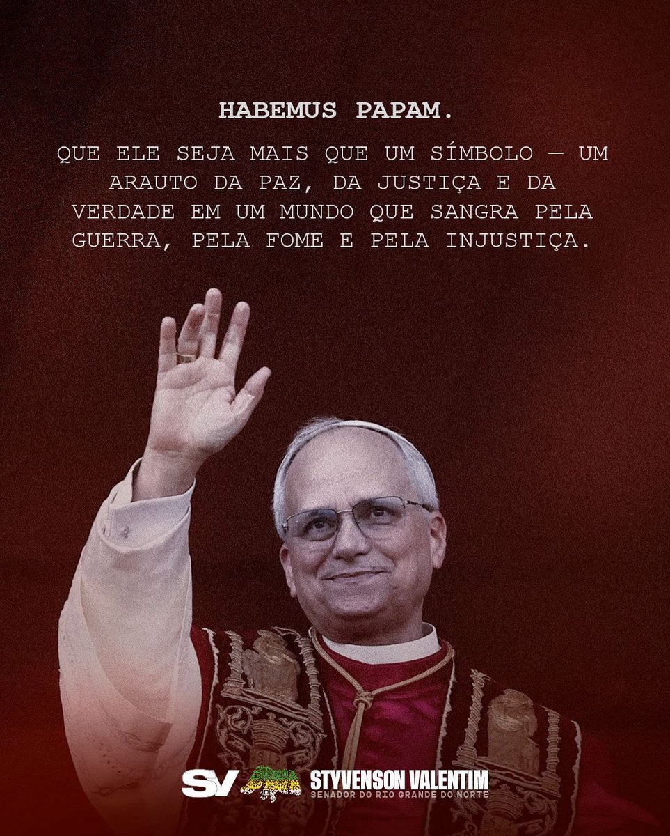 O mundo tem um novo Papa.
#PapaLeaoXIV