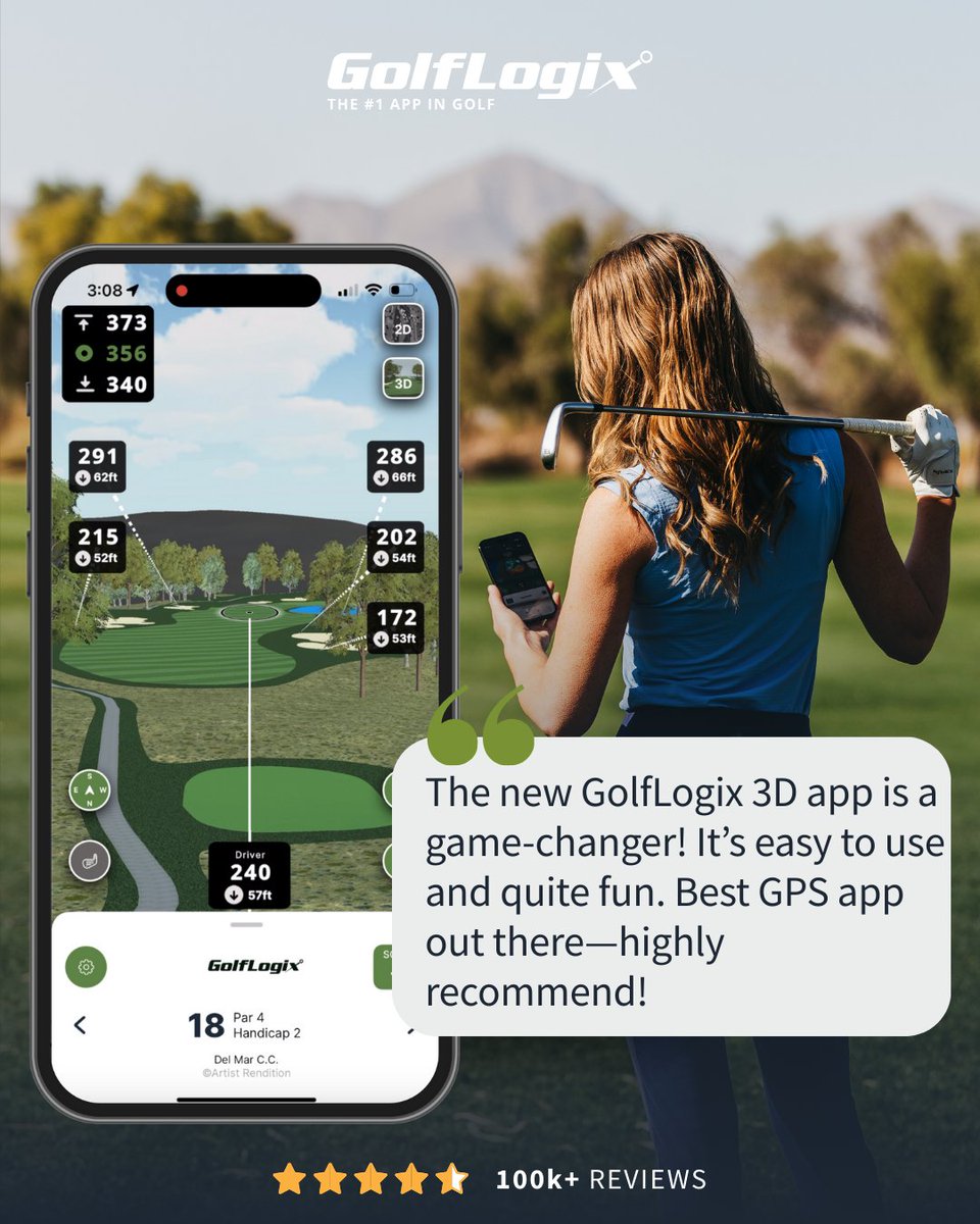 GolfLogix tweet media