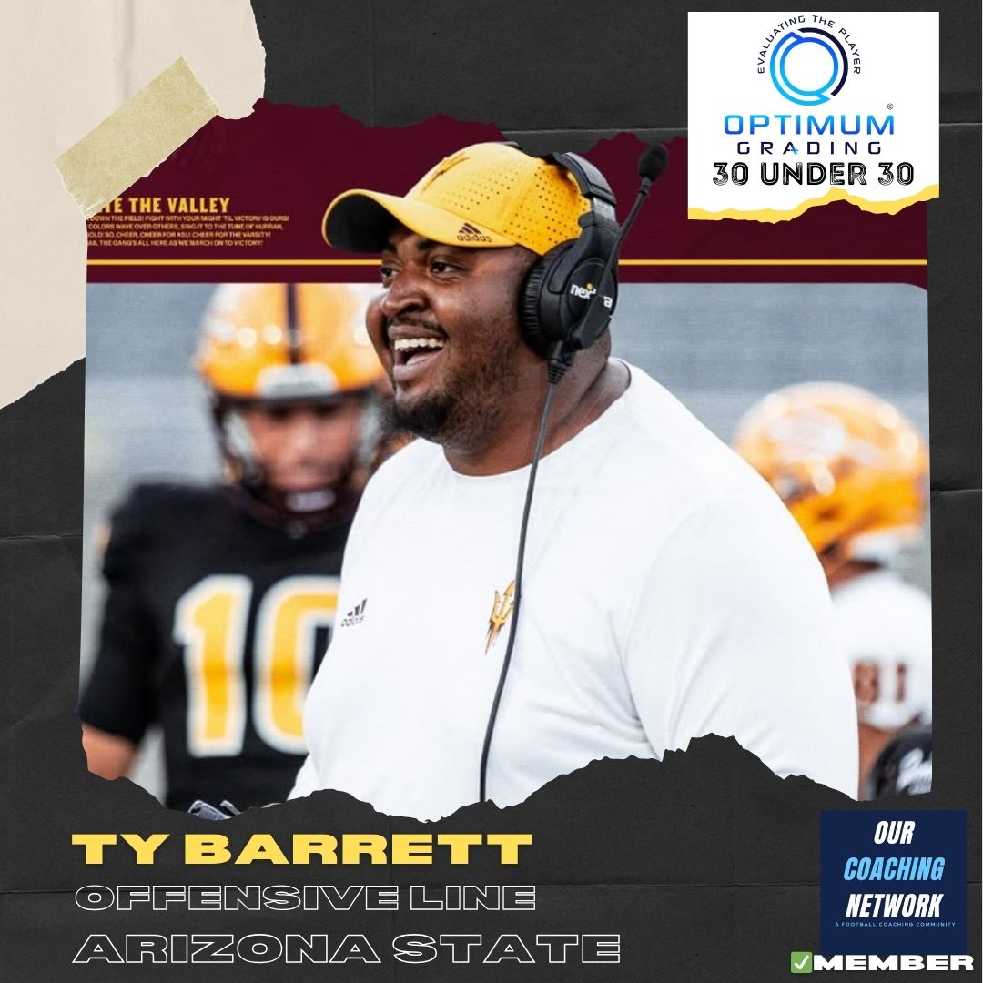 Our Coaching Network | A Football Coach Community (@ourcoachingnet) on Twitter photo 🏈Our Coaching Network 30 Under 30🏈
Welcome <a href="/ASUFootball/">Sun Devil Football</a> Assistant Offensive Line Coach <a href="/TyBarret/">Coach Ty Barrett</a> to our 2025 Our Coaching Network 30 Under 30 Presented by <a href="/OGrading/">Optimum Grading</a> 👏
30 Under 30🧵👇 🏈Our Coaching Network 30 Under 30🏈
Welcome <a href="/ASUFootball/">Sun Devil Football</a> Assistant Offensive Line Coach <a href="/TyBarret/">Coach Ty Barrett</a> to our 2025 Our Coaching Network 30 Under 30 Presented by <a href="/OGrading/">Optimum Grading</a> 👏
30 Under 30🧵👇