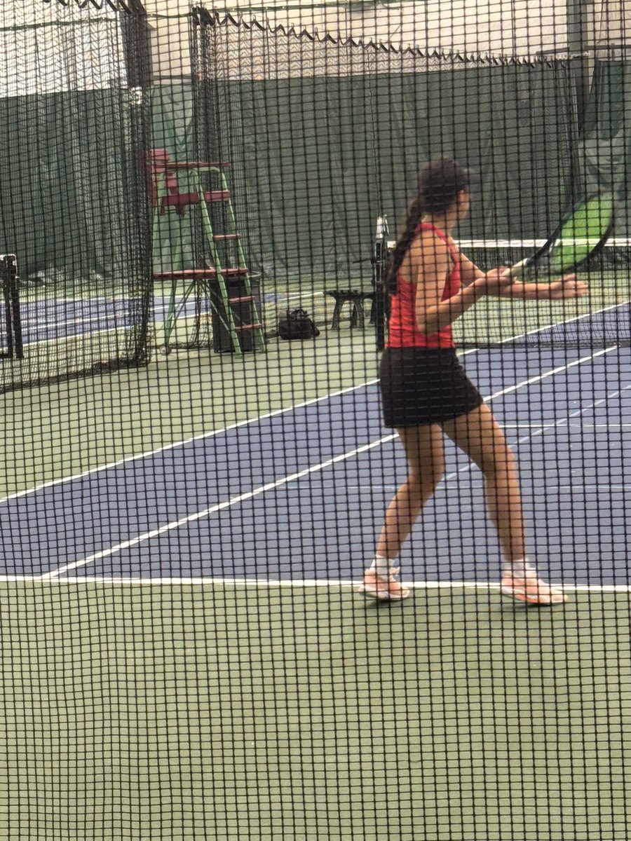 Girls Tennis at State Tennis Tournament.  Off to a great start with first round wins.  Keep it up Knights!!!