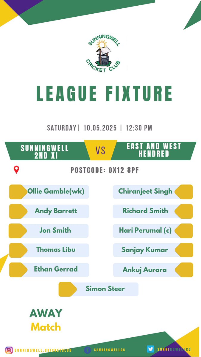 Sunningwell Cricket tweet media