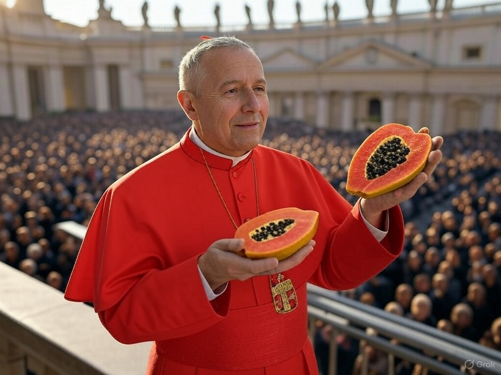 Habemus papaye !

#LeonXIV #Conclave2025 #Pape #HabemusPapam #RobertPrevost