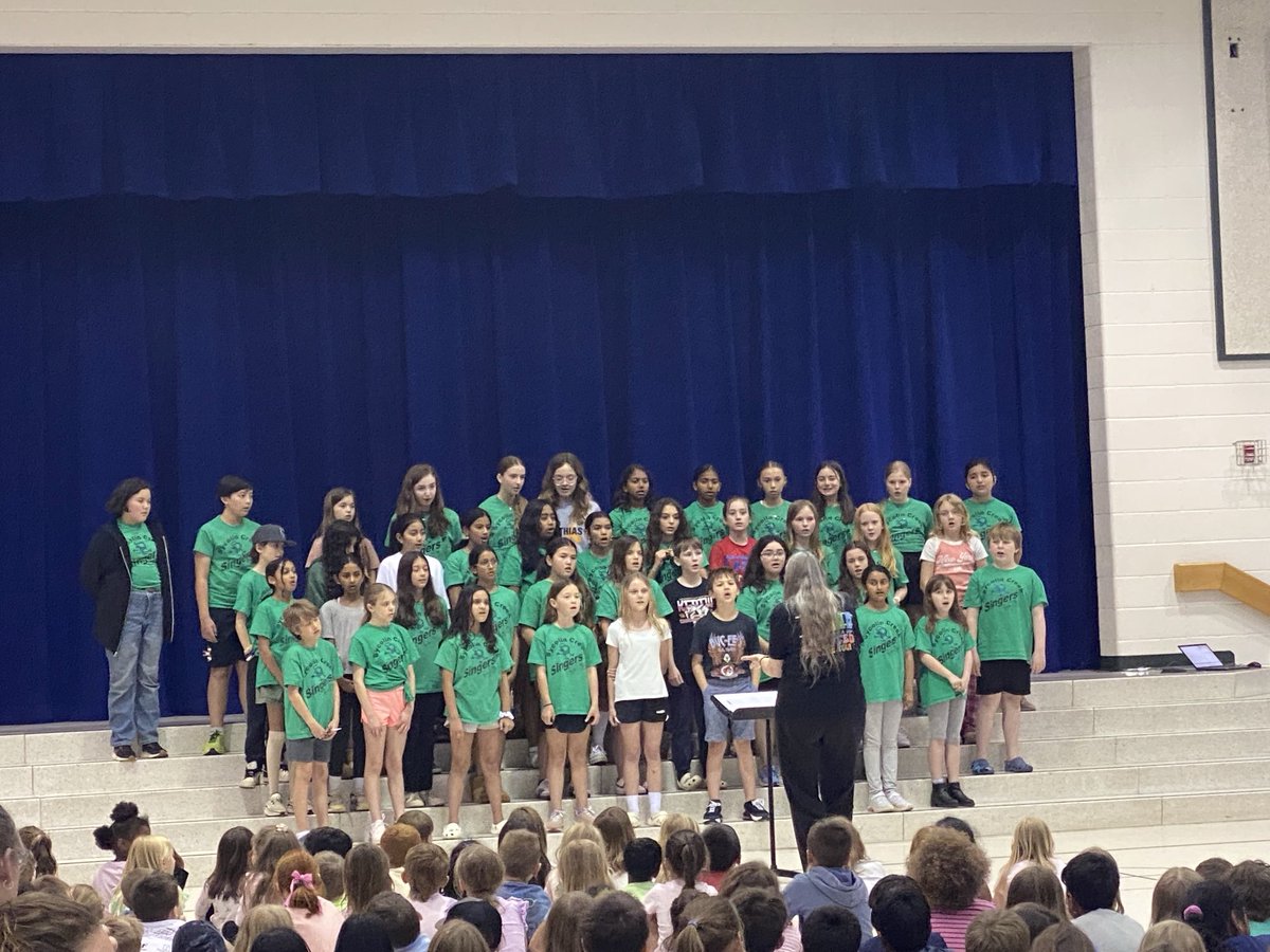 Our Spring Chorus Concert was a great way to end our day! Thank you for sharing your talents with us!