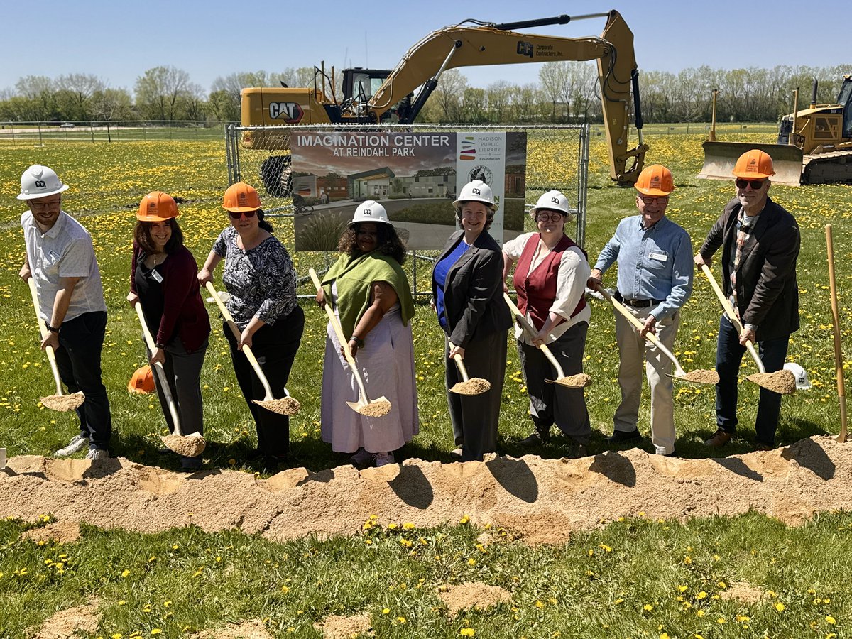 Years in the making, ground has been officially broken on the Imagination Center! This new library is a much needed community asset on Madison’s east side. Thank you to my colleagues on the Council for helping make the Imagination Center a reality.