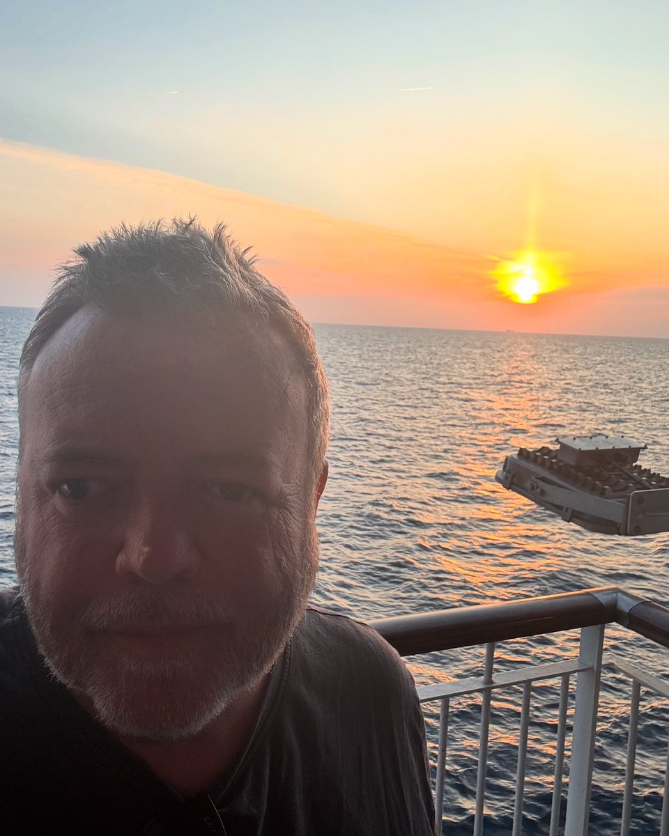 Sunset Bay of Biscay <a href="/BrittanyFerries/">Brittany Ferries</a>