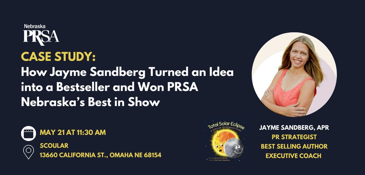 Don't miss this opportunity to see behind-the-scenes of this industry success story while supporting local talent. 

⭐ $15 for members, $20 for guests, students free
⏱️ May 21, 11:30 
📍Scoular, 13660 CALIFORNIA ST., OMAHA NE 68154