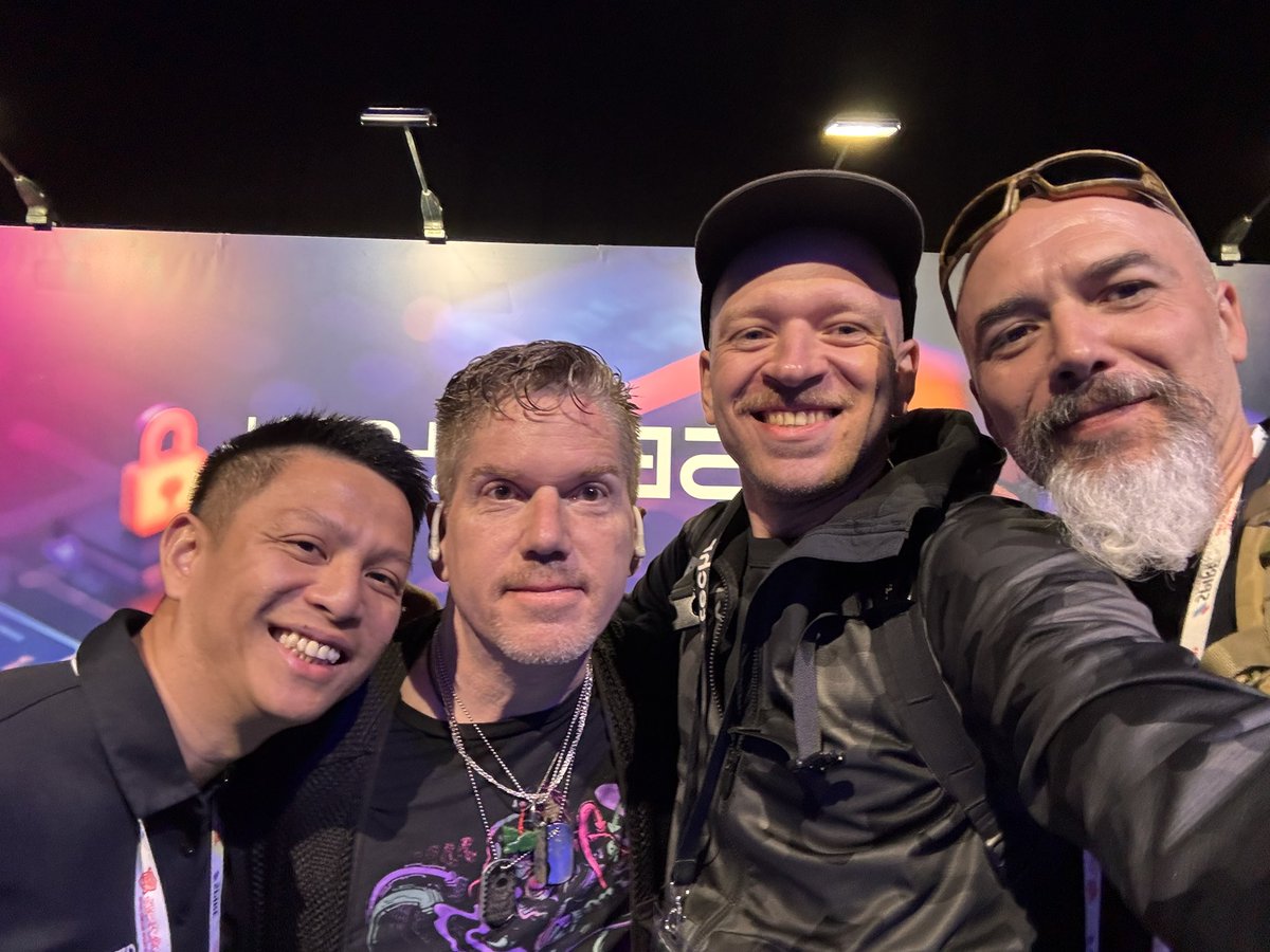 Alex Moshkov (@amoshkov) on Twitter photo At the end of the last day at GISEC, here we are again <a href="/HHieupc/">Hieu Minh Ngo (Hieupc)</a> <a href="/jaysonstreet/">Jayson E. Street 💙 🤗💛</a> <a href="/_nunoalmeida_/">nuno almeida</a>
Lots and lots of great conversations! See you someday somewhere!! At the end of the last day at GISEC, here we are again <a href="/HHieupc/">Hieu Minh Ngo (Hieupc)</a> <a href="/jaysonstreet/">Jayson E. Street 💙 🤗💛</a> <a href="/_nunoalmeida_/">nuno almeida</a>
Lots and lots of great conversations! See you someday somewhere!!