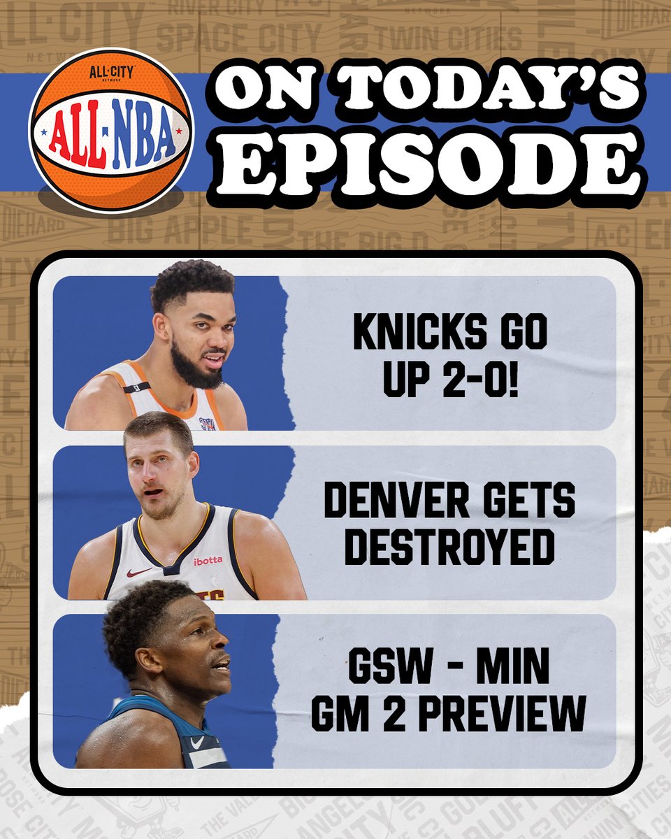 ALLCITY_NBA's tweet image. 🚨We're LIVE @ 4pm EST Today!🚨
@Adam_Mares &amp;amp; @LegsESPN are discussing the DEEPER truths exposed from last night's games and previewing Warriors/Wolves tonight! 

JUMP IN AND BE PART OF THE SHOW! 
🔗youtube.com/live/2dDm5hD9F…