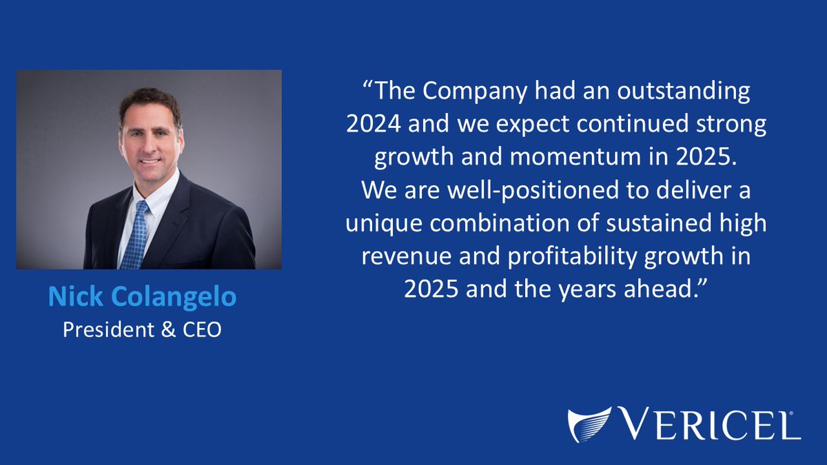 Vericel Reports First Quarter 2025 Financial Results and Raises Full-Year Profitability Guidance: investors.vcel.com/news-releases/…