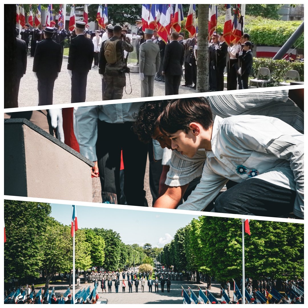 🇫🇷 #Cérémonie #80ans
Moment de recueillement et message d’espoir dans une humanité fragilisée.

▪️public nombreux
▪️deux chœurs de collégiens
▪️prise de parole de jeunes pour nous aider à croire en la relève d’acteurs prêts à perpétuer ce message de paix durable.
#Toulouse