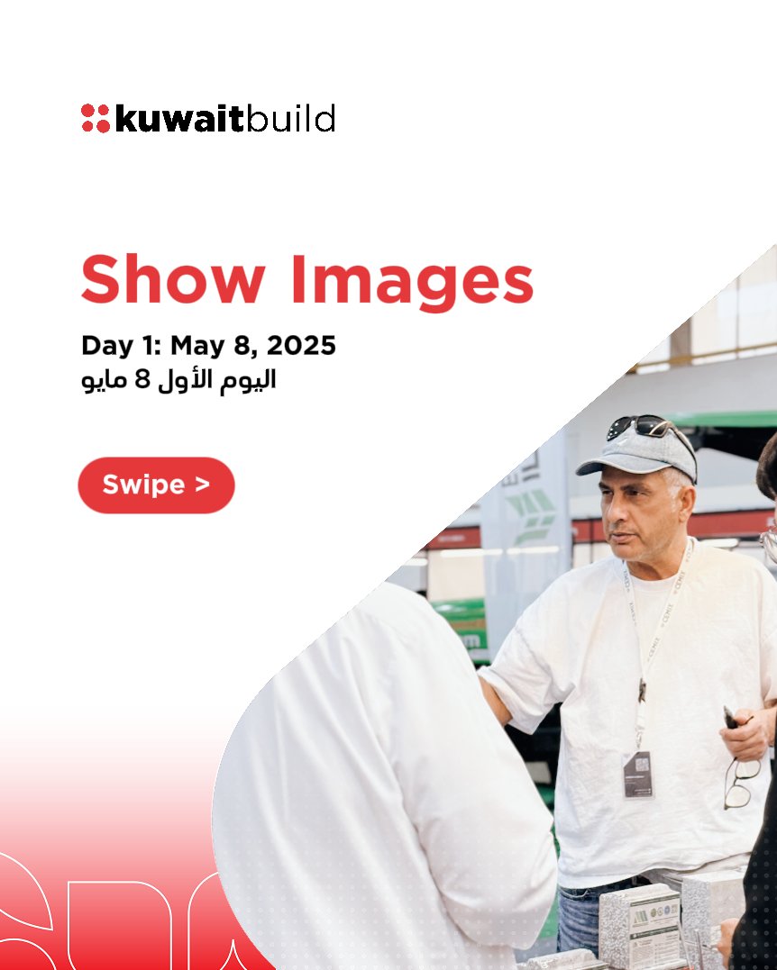 kuwaitbuild's tweet photo. Have a look at the images we've taken on the first day of Kuwait Build 2025. View all at: https://t.co/itCzKF1cdM
#KuwaitBuild2025 #Building #Construction #Expo #BuildTheFuture #KuwaitEvents #Kuwait https://t.co/v3bhygKYDC