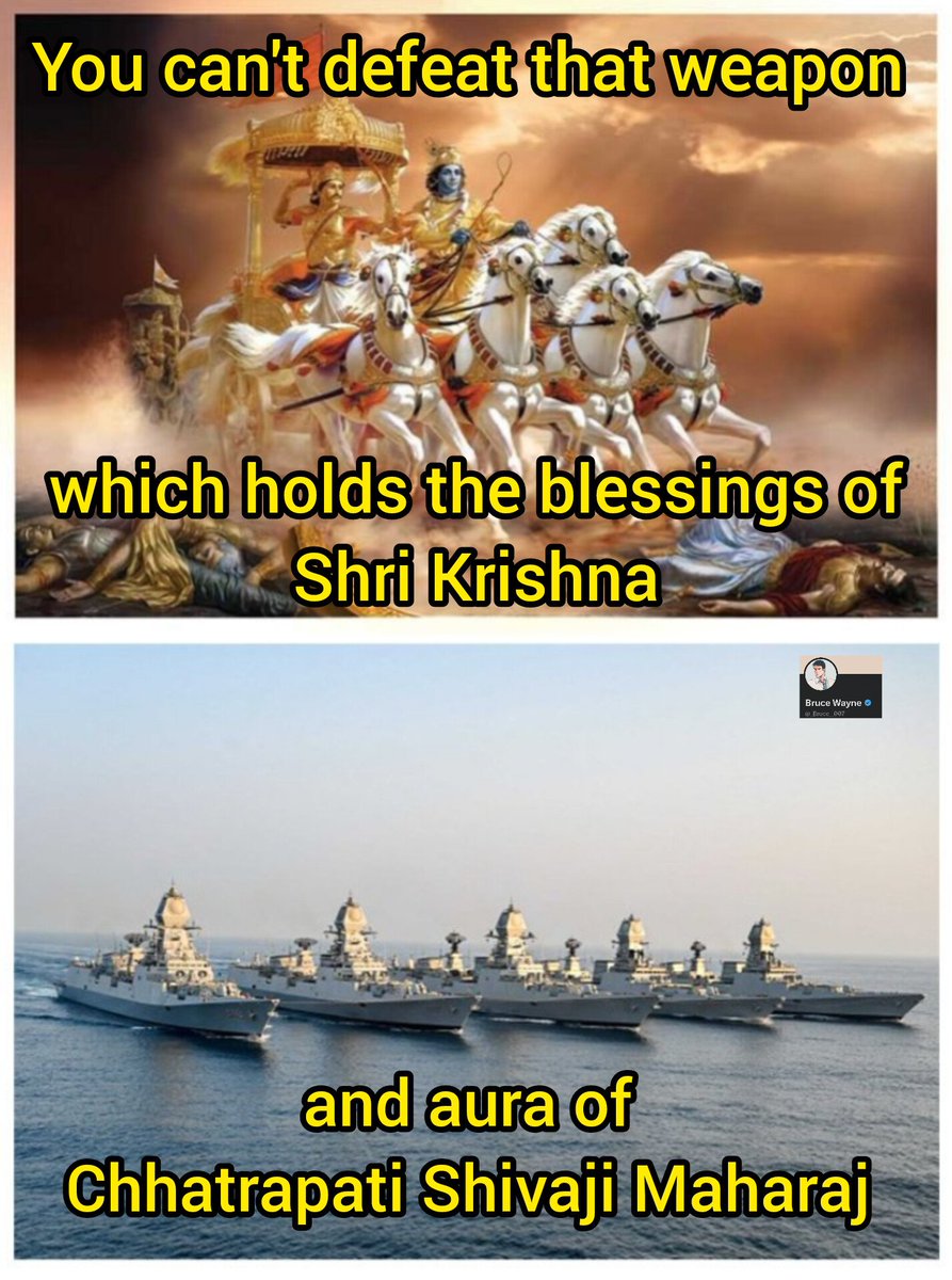 INS Vikrant the pride of India is blessed with Shri Krishna and is a tribute to Veer Chhatrapati Shivaji Maharaj 🔥

Jai Hind🇮🇳
#IndianNavyAction