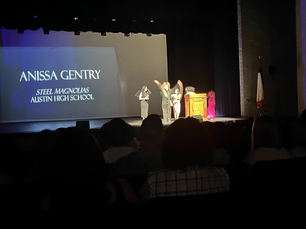 Congratulations Anissa! Another Baber for <a href="/SFAPlayhouse/">The Austin Playhouse</a> Great work!!