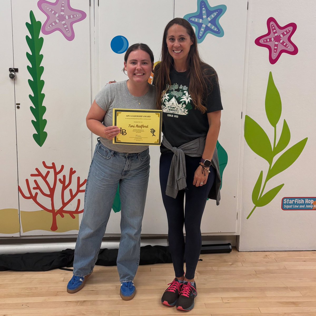 Congratulations to Tori Radford on the KIN 388 APE Leadership Award 🎉