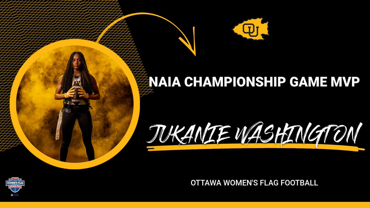 Braves Athletics (@bravesathletics) on Twitter photo .<a href="/wflagfootball/">ou_wflagfootball</a> Jukanie Washington was named the MVP of the NAIA Women's Flag Football Finals Championship Game. Congratulations Jukanie!! #BraveNation .<a href="/wflagfootball/">ou_wflagfootball</a> Jukanie Washington was named the MVP of the NAIA Women's Flag Football Finals Championship Game. Congratulations Jukanie!! #BraveNation