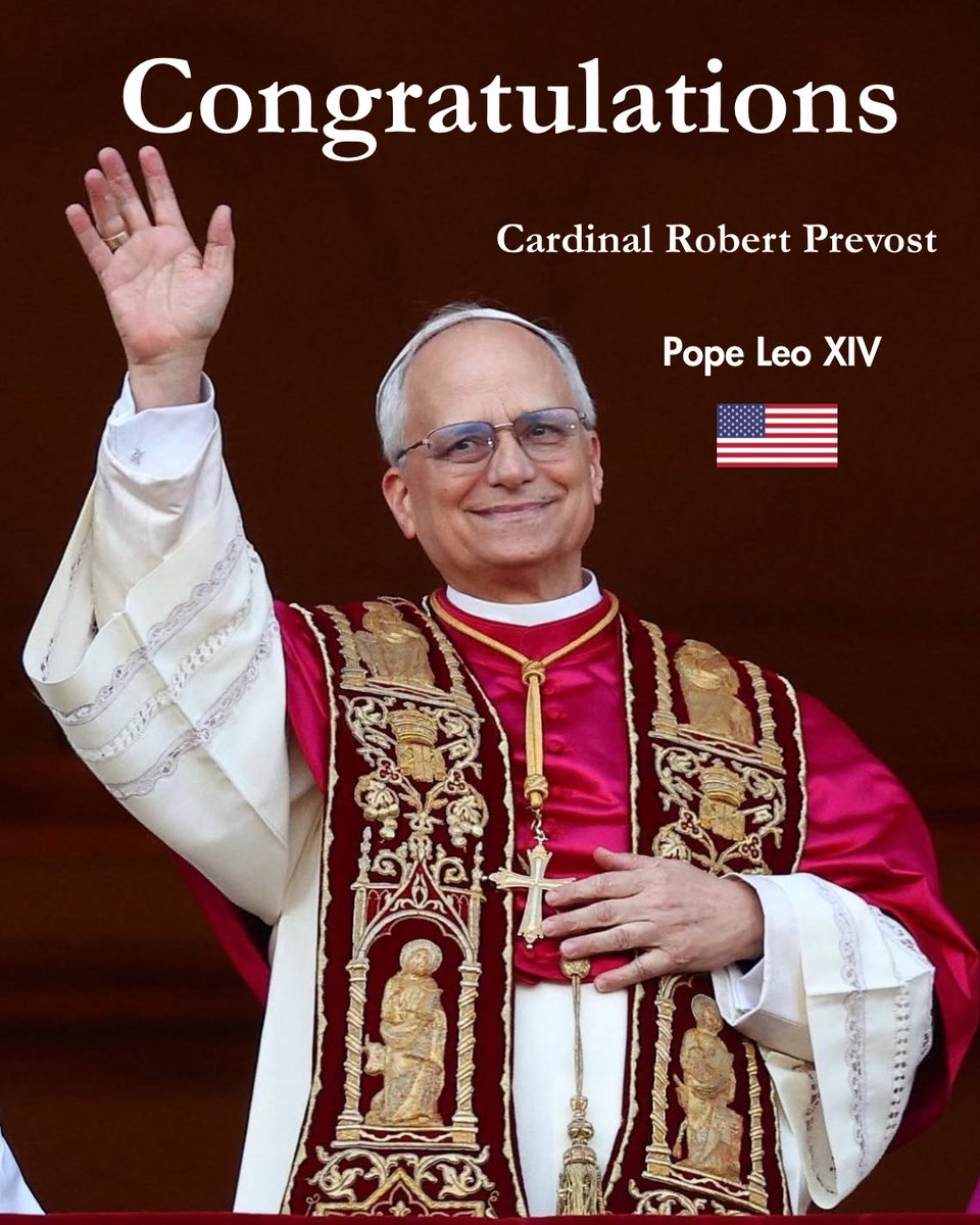 The world knows that when you want to get a job done, you give it to a Chicagoan. The city of broad shoulders, grit and determination knows…

Congratulations to Chicago Born Cardinal Robert Prevost -Pope Leo XIV, the first American 🇺🇸 pope. #whitesox 
#ChicagoMade #PopeLeoXIV
