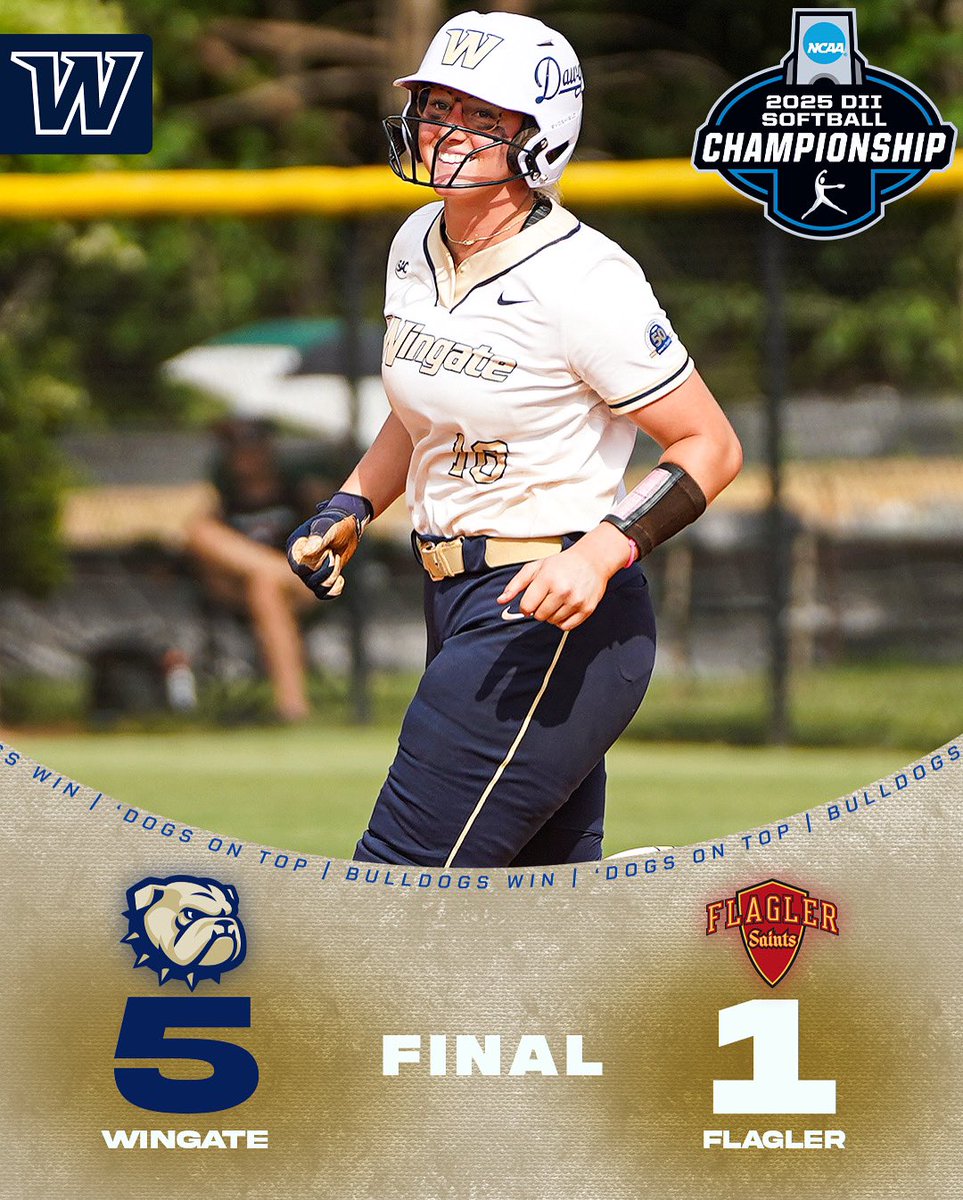 Wingate Bulldogs (@wu_bulldogs) on Twitter photo BULLDOGS WIN!!!!!
<a href="/WingateSoftball/">Wingate Softball</a> opens NCAA Tourney play with a 5-1 victory over Flagler!
Hali Scott picked up the win and blasted a 2-run homer!
'Dogs back in action Friday at 1 against Francis Marion
#OneDog BULLDOGS WIN!!!!!
<a href="/WingateSoftball/">Wingate Softball</a> opens NCAA Tourney play with a 5-1 victory over Flagler!
Hali Scott picked up the win and blasted a 2-run homer!
'Dogs back in action Friday at 1 against Francis Marion
#OneDog