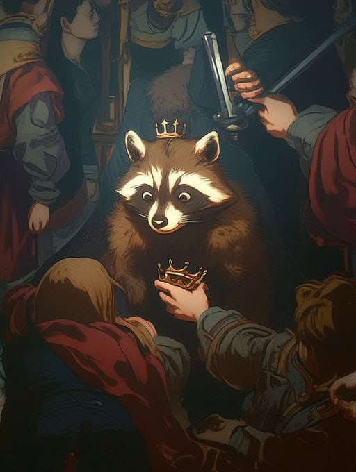 thecrackcoon's tweet photo. You want to get higher with me @moonshot 🦝 https://t.co/L5J2K4BNKM