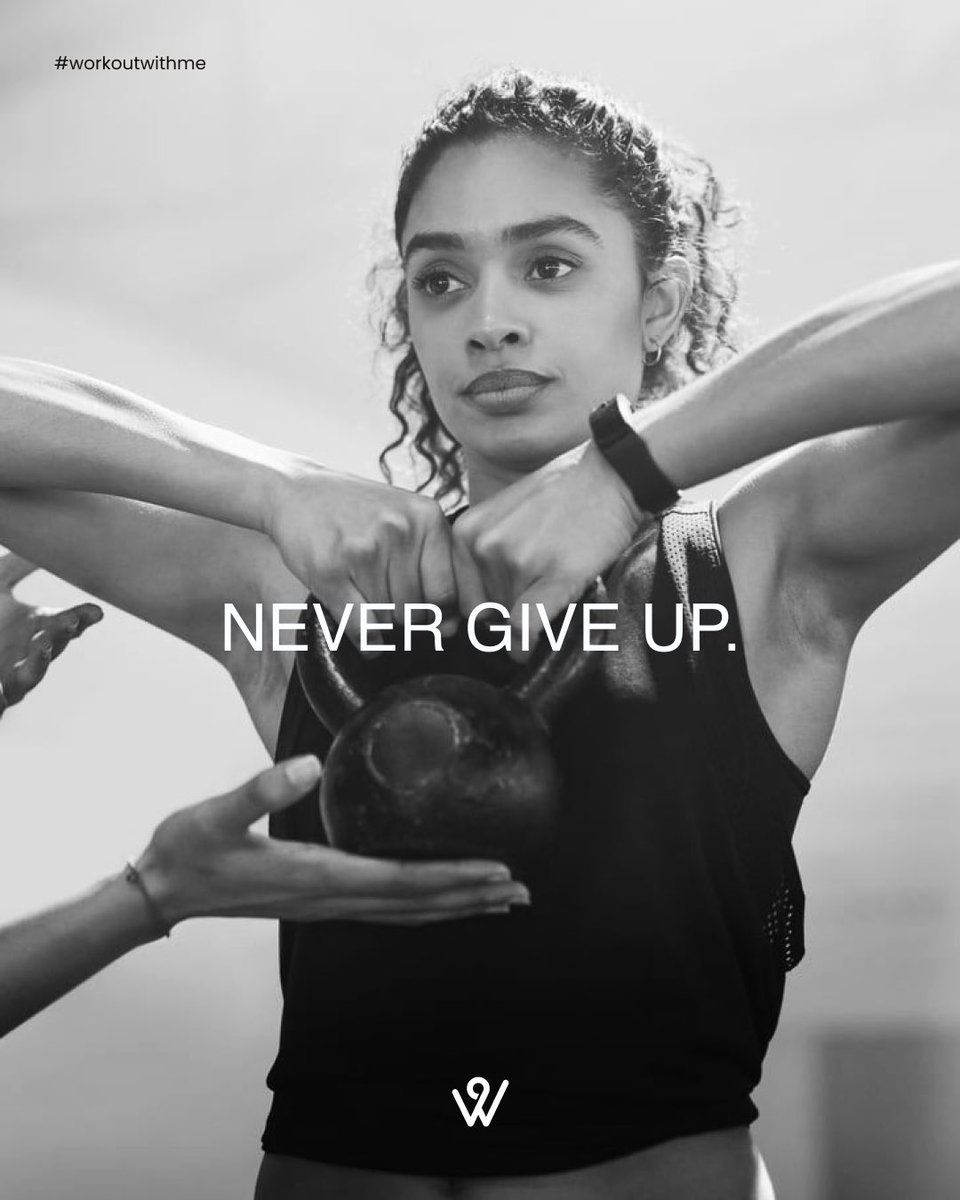 Never give up.

#workoutwithme