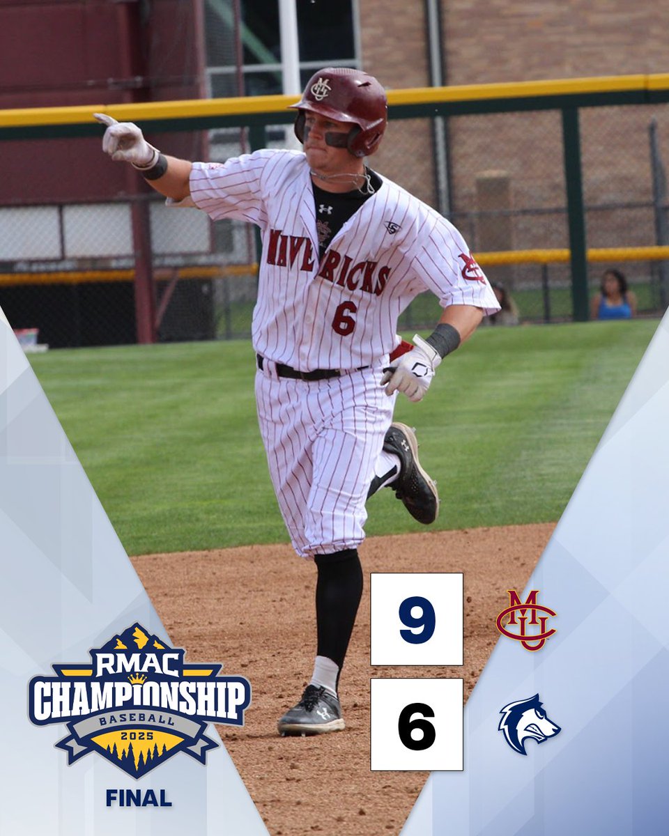 RMAC_SPORTS's tweet photo. RUMBLE!!!

Colorado Mesa defeats CSU Pueblo to advance to the next round of the 2025 Baseball Championship!

#RumbleMavs | #EverythingElevated https://t.co/rvWuW4ldEB