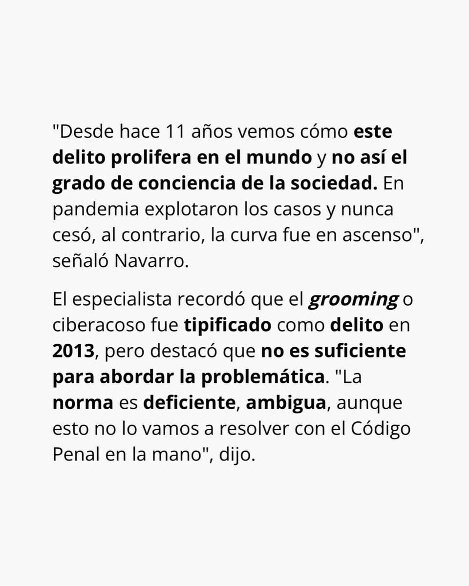 GroomingArg's tweet photo. 👩🏻‍🏫🚨 GROOMING ARGENTINA INTERVIENE EN EL CASO DE UNA DOCENTE DENUNCIADA POR ACOSO, vía @laopinionsp 

📲⚠️ El caso llegó a través de la app GAPP, una herramienta de la organización para denunciar situaciones de #Grooming. Se trata de una docente suplente, quien le habría enviado mensajes y videos sexuales por Instagram a un alumno de 15 años.

🗯️ El Dr. @hernangnavarro, Director Ejecutivo de nuestra Institución, expresó: “Este ejercicio de poder lo vemos de manera reiterativa en los circuitos de violencia sexual.” Además, remarcó la urgencia de contar con políticas públicas preventivas y criticó la falta de agravantes en la ley para casos en los que el agresor se vale de la relación de preeminencia.  

🔗 Mirá la nota completa: https://t.co/zd46x9VA3Y.