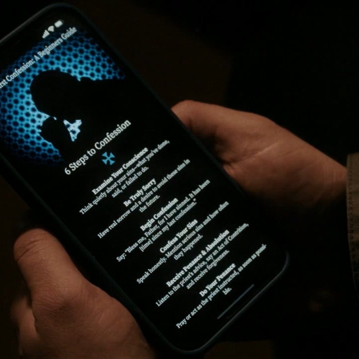 he’s so endearing he really has the 6 steps open on his phone 😭