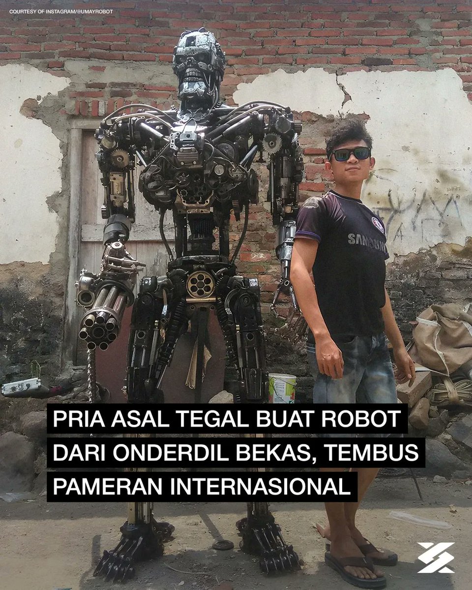 SIAPA BILANG INDONESIA GAK BISA BIKIN ROBOT!!

ini keren bgt loo🫰