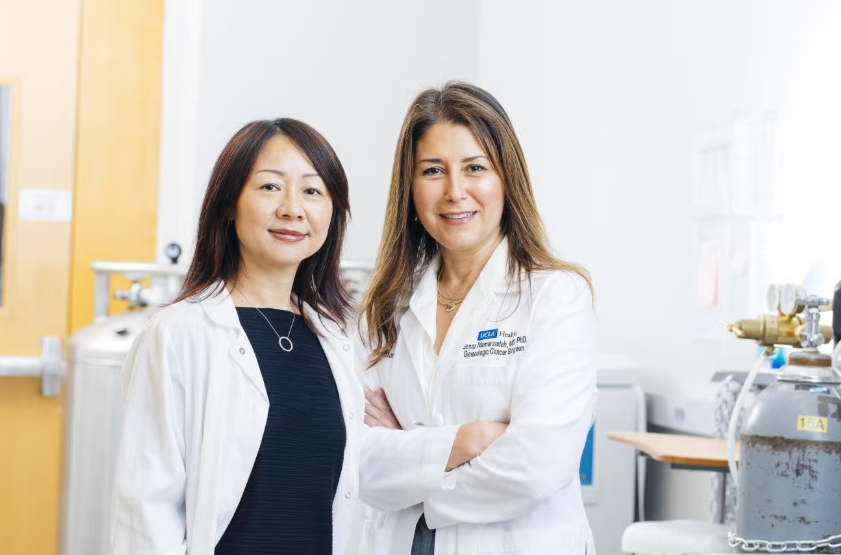 UCLA Broad Stem Cell (@uclastemcell) on Twitter photo This #WorldOvarianCancerDay, we highlight the work of Dr. Sanaz Memarzadeh <a href="/golabnow/">G.O. Discovery Lab</a> and Dr. Lili Yang, who have teamed up to develop a novel immunotherapy they hope will transform ovarian cancer treatment. ➡️ bit.ly/3XsEVBS This #WorldOvarianCancerDay, we highlight the work of Dr. Sanaz Memarzadeh <a href="/golabnow/">G.O. Discovery Lab</a> and Dr. Lili Yang, who have teamed up to develop a novel immunotherapy they hope will transform ovarian cancer treatment. ➡️ bit.ly/3XsEVBS