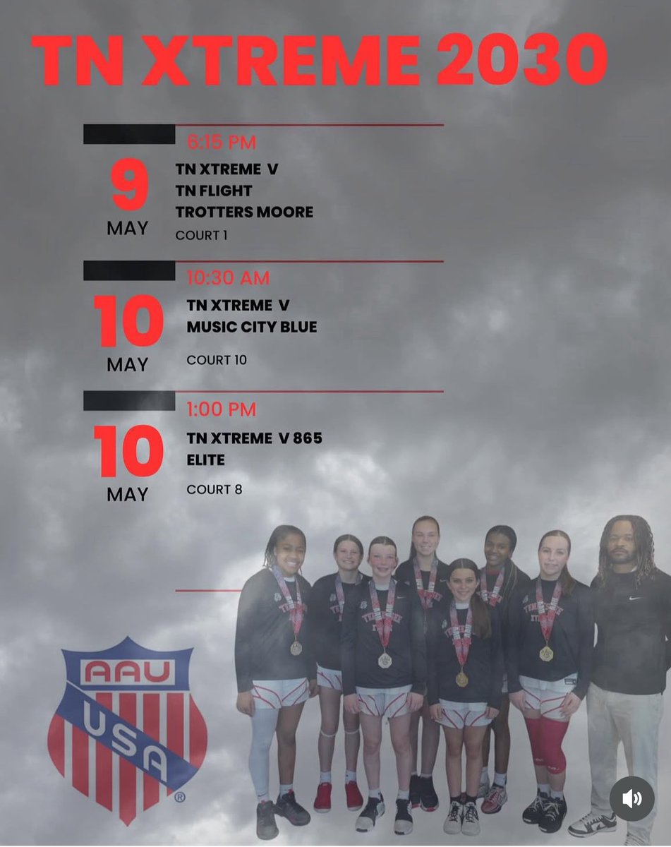 AAU State time!!!
<a href="/AAU_Basketball/">AAU Basketball</a> <a href="/XavierSoHoops/">Xavier Johnson</a> <a href="/NikeGirlsEYBL/">Nike Girls EYBL</a> <a href="/dykes_aaron/">Aaron Dykes</a> 
<a href="/JrAllStarBB/">Jr. All-Star Girls Basketball</a> <a href="/IE_Showcase_/">𝗜𝗻𝘀𝗶𝗱𝗲𝗿 𝗘𝘅𝗽𝗼𝘀𝘂𝗿𝗲 𝗦𝗵𝗼𝘄𝗰𝗮𝘀𝗲</a>
