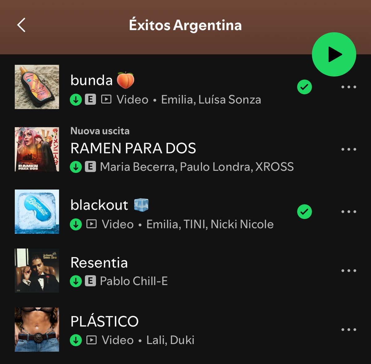 BecerraSources's tweet image. “RAMEN PARA DOS” fue agregada a la playlist de Spotify “ÉXITOS ARGENTINA” en posición #11.