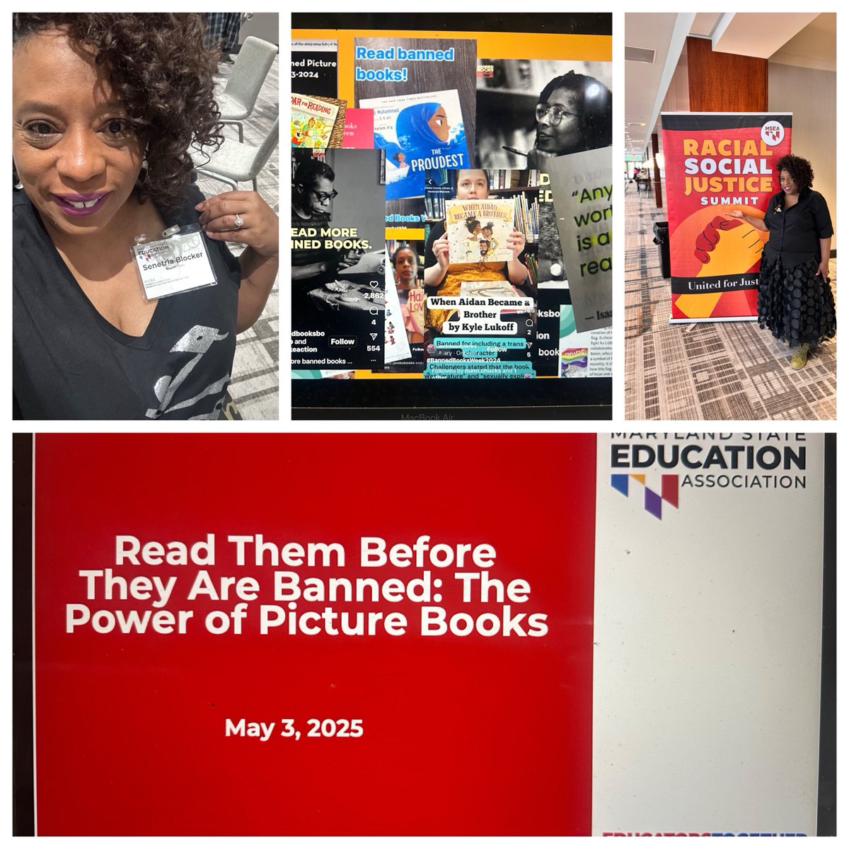MentorTeacher4's tweet image. I had the honor of presenting at the 2025 MSEA Racial Social Justice Summit! This year’s theme is United for Justice: Building Community, Power and Change. #MSEA #NEA #PGCEA