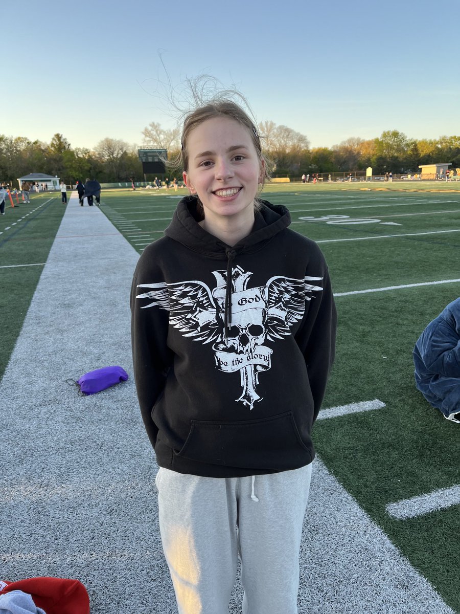 Another all-conference: Audrey in the 400