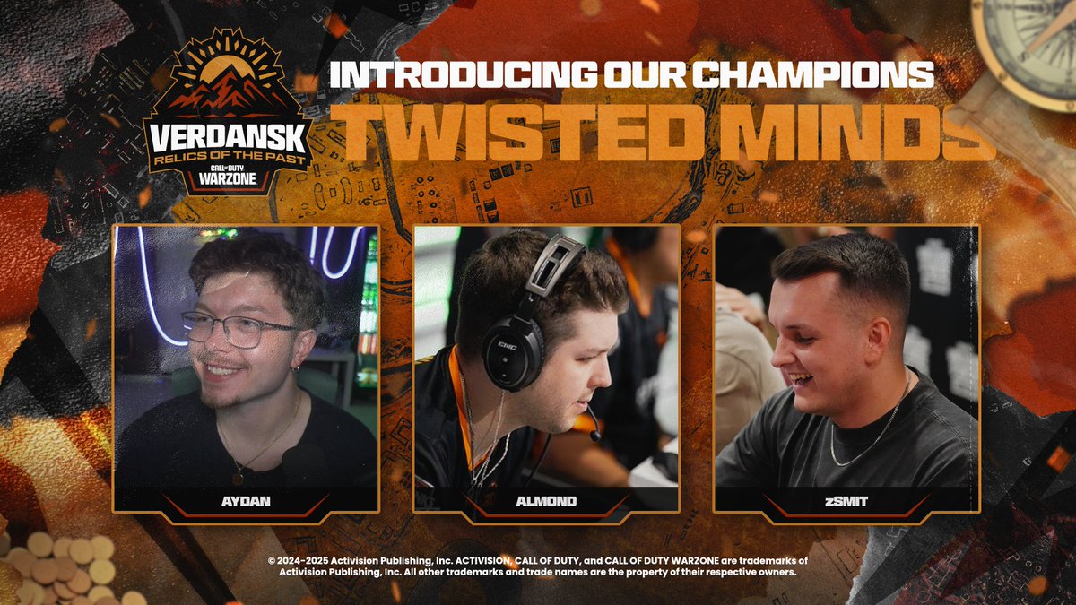 $25,000 <a href="/erenaGG/">erena</a> "Verdansk Relics of The Past" Match Point Customs #CHAMPS w/ <a href="/aydan/">Twis Aydan</a> &amp; <a href="/zSmitOfficial/">Twis Smit</a> ($9,000)

#TwistTheGame🧠