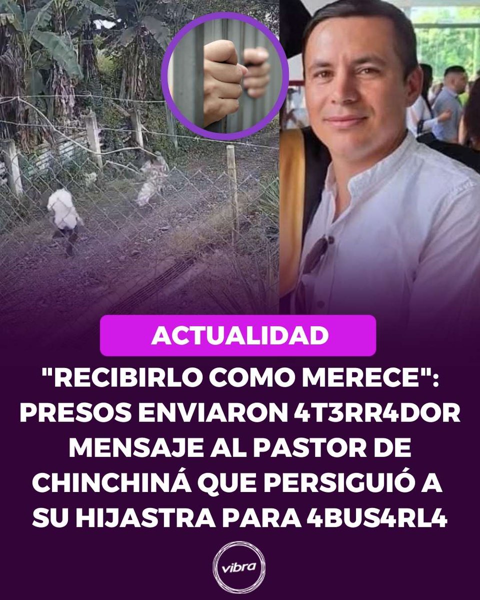 vibra_co's tweet image. El #mensaje de los #presos al pastor ha empezado a circular por las redes sociales 😱 👀 #Pastor #Chinchiná #cristiano #hijastra #Abuso  
Detalles aquí: vibra.co/actualidad/men…