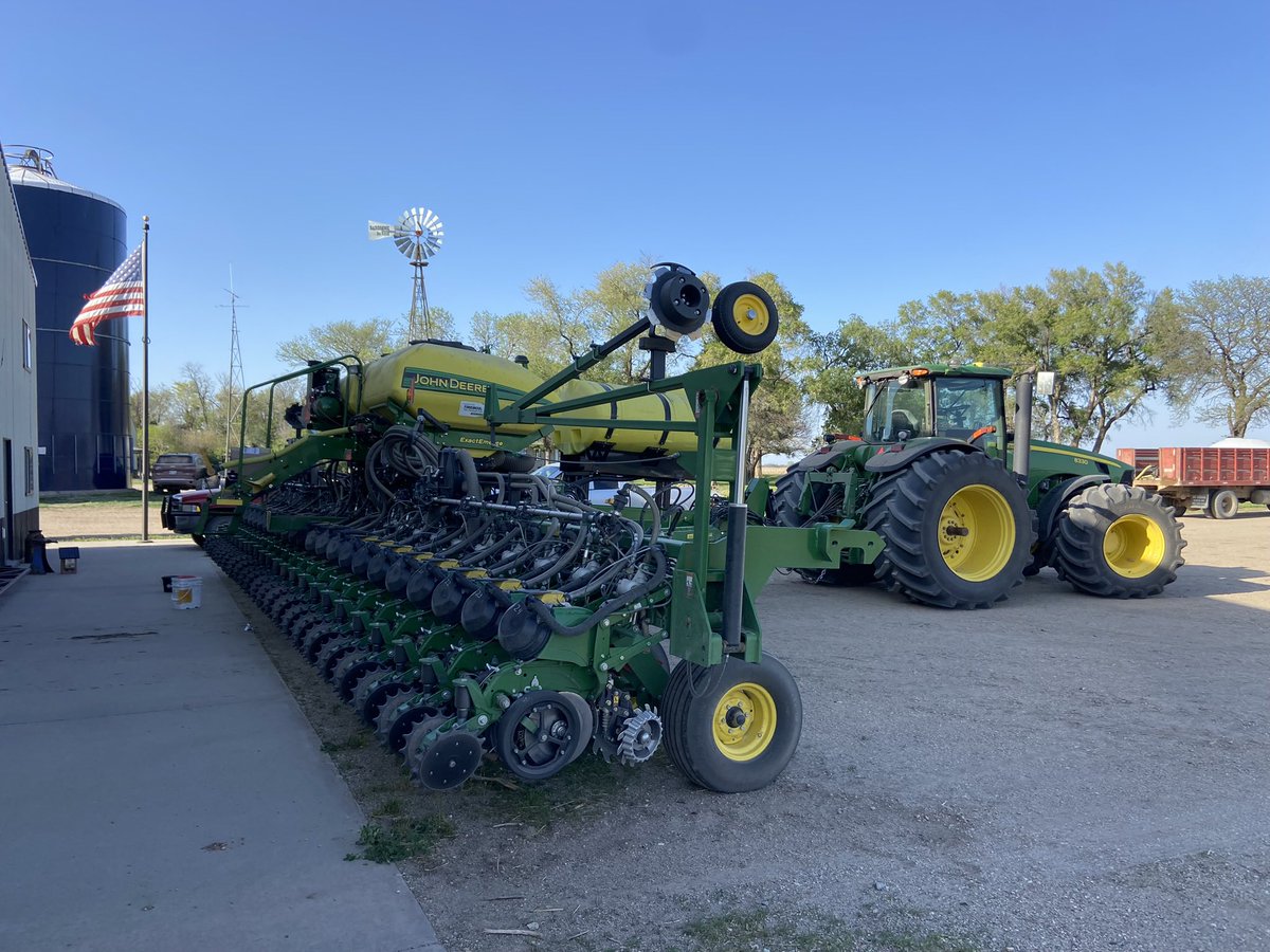 Finished planting corn today #plant25