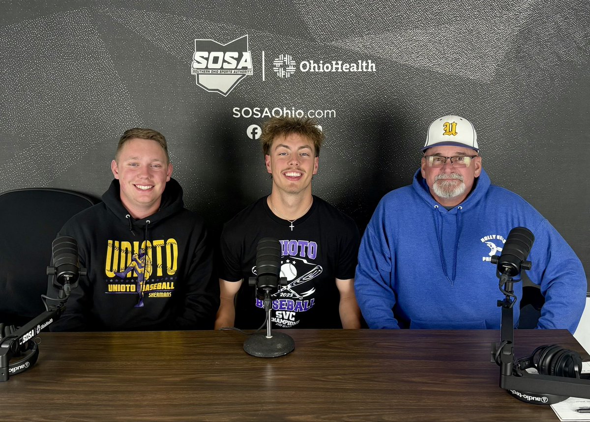 SOSA Coaches Show (@sosacoachesshow) on Twitter photo A huge thank you goes out to this week’s guests — Huntington’s Brian Smith, Leah McCloskey and <a href="/Alliebaker25/">Allie Baker</a>, Piketon’s Aubrey Heath, <a href="/Jaylin_Forbes/">Jaylin Forbes</a> and Mark Blakeman, and Unioto’s <a href="/KeeganSnyder10/">Keegan Snyder</a>, <a href="/K44erkins/">KB Perkins</a> and Tony Taylor.
Rewatch the show this link: youtube.com/live/8O_PgnR7g… A huge thank you goes out to this week’s guests — Huntington’s Brian Smith, Leah McCloskey and <a href="/Alliebaker25/">Allie Baker</a>, Piketon’s Aubrey Heath, <a href="/Jaylin_Forbes/">Jaylin Forbes</a> and Mark Blakeman, and Unioto’s <a href="/KeeganSnyder10/">Keegan Snyder</a>, <a href="/K44erkins/">KB Perkins</a> and Tony Taylor.
Rewatch the show this link: youtube.com/live/8O_PgnR7g…