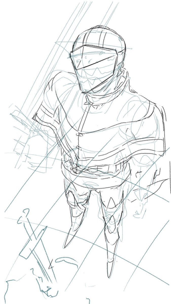 WIP - Sir Vilhelm #DarkSouls #art #WIP