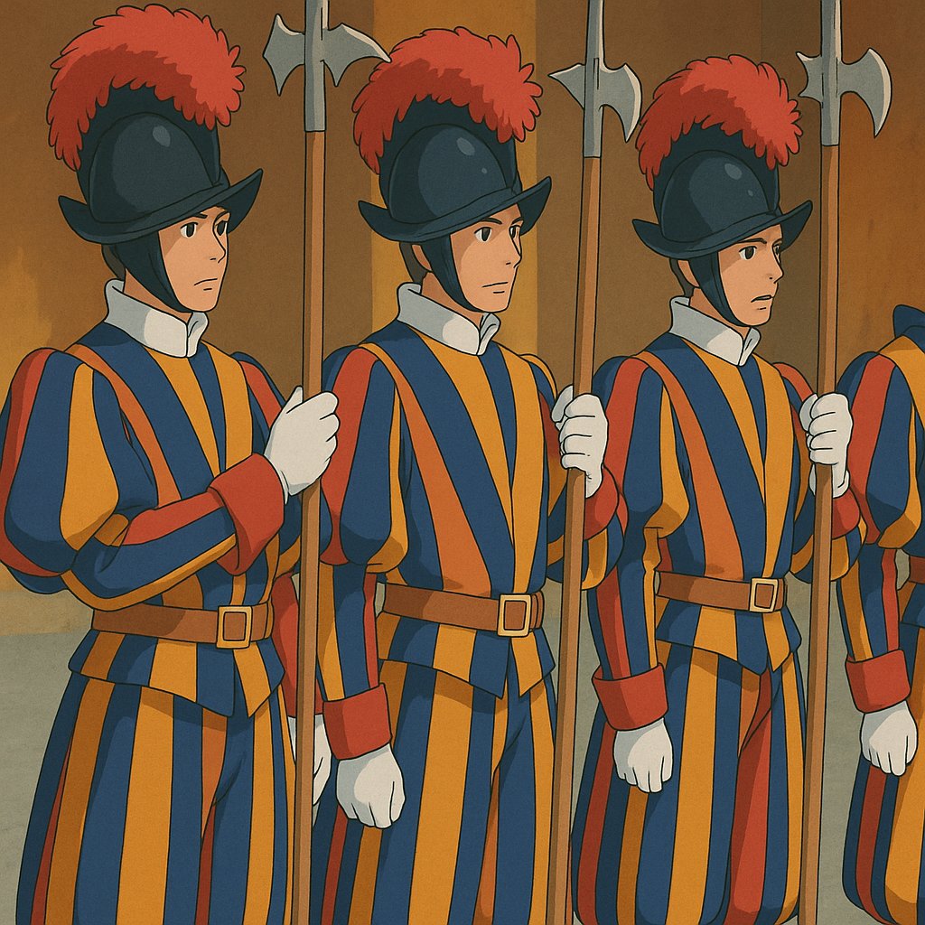 RicoOnTheRoad's tweet photo. #The_Old_Swiss_Vatican_Guard
#The_New_American_Vatican_Guard
#Semper_Fi #LeoXIV #Pope #PopeLeo #Papa https://t.co/r1WtJUmnJs