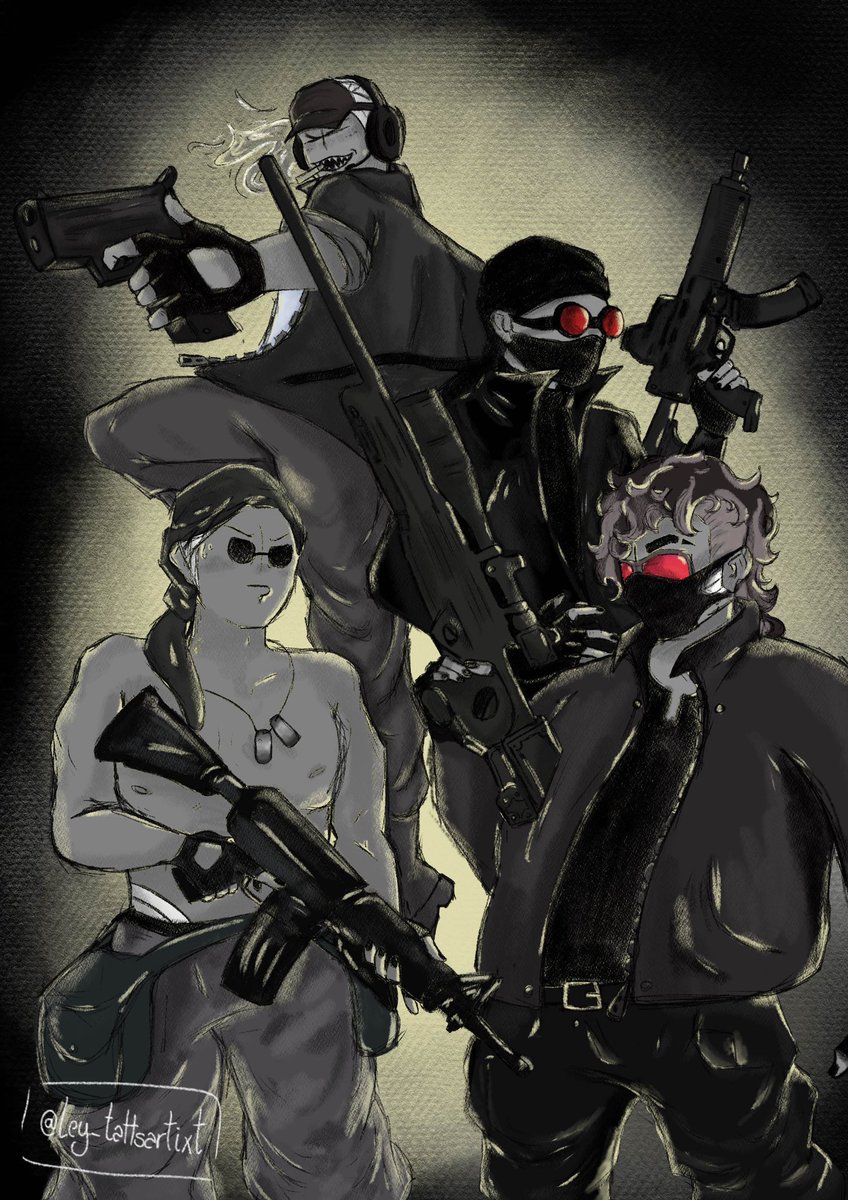 _ley_art_'s tweet photo. THE FCKING TEAM

I wanted to draw these mfs so damn bad…

#madnesscombatfanart #madnesscombat #MadnessProjectNexus #madnes #combat #procreateart #art #artist https://t.co/njgSMo0rMb