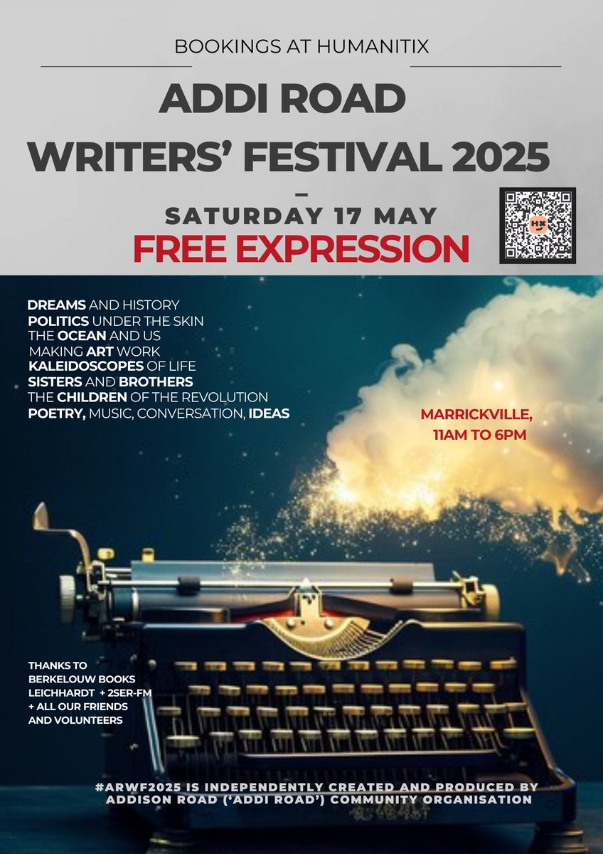 Brilliant festival, catch Gretchen Shirm (Out of the  Woods)  and Patrick Holland(Oblivion) at 2.15pm.