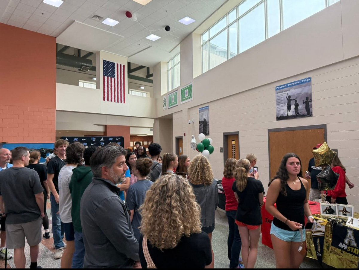 Joe Biggs (@joebiggs2) on Twitter photo IT’S A CELEBRATION!!!!
Panthers Creek HS Signing Day!!!
Several athletes are on their way to college with scholarships. Huge S/O to our Athletic Director Mr. Ryan DOGGETT for producing a wonderful event and holding things down at Panther Creek!!! IT’S A CELEBRATION!!!!
Panthers Creek HS Signing Day!!!
Several athletes are on their way to college with scholarships. Huge S/O to our Athletic Director Mr. Ryan DOGGETT for producing a wonderful event and holding things down at Panther Creek!!!