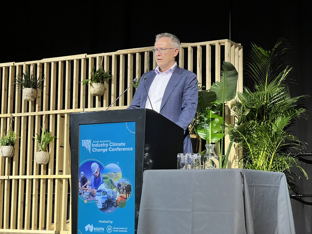 Listening to Dr Guy Debelle at South Australia’s Industry Climate Change Conference. #ICCC2025 #SouthAustralia