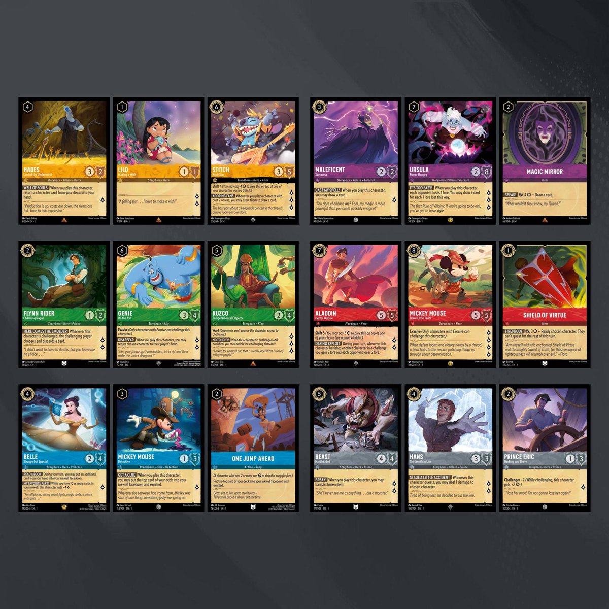 These were once some of the most powerful, most played, and most feared cards in Lorcana. Feel old yet? 

#DisneyLorcana