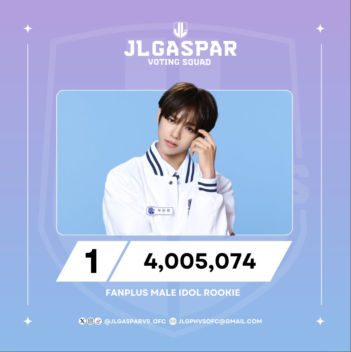 Congratulations JL for winning the Male Idol Rookie poll at Fanplus for the 2nd time. 

Voting for the 3rd Round has also started.

Thank you PARppies and AHOF stans for your continued support to our shining star! 🌟

#Shining_Star_JL #AHOF_JL
#JL #제이엘 <a href="/AHOF_official/">AHOF</a>