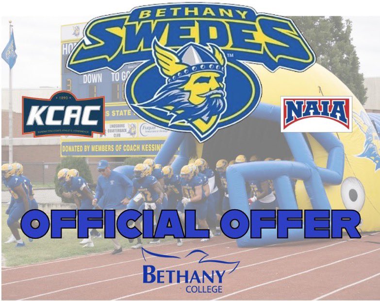 Pete Izzo (@peteizzo56) on Twitter photo Blessed to have received an official offer to play football at Bethany College!
<a href="/vincentgrigsby/">Coach Grigsby</a>
<a href="/OEHawksFootball/">Olathe East Football</a> Blessed to have received an official offer to play football at Bethany College!
<a href="/vincentgrigsby/">Coach Grigsby</a>
<a href="/OEHawksFootball/">Olathe East Football</a>