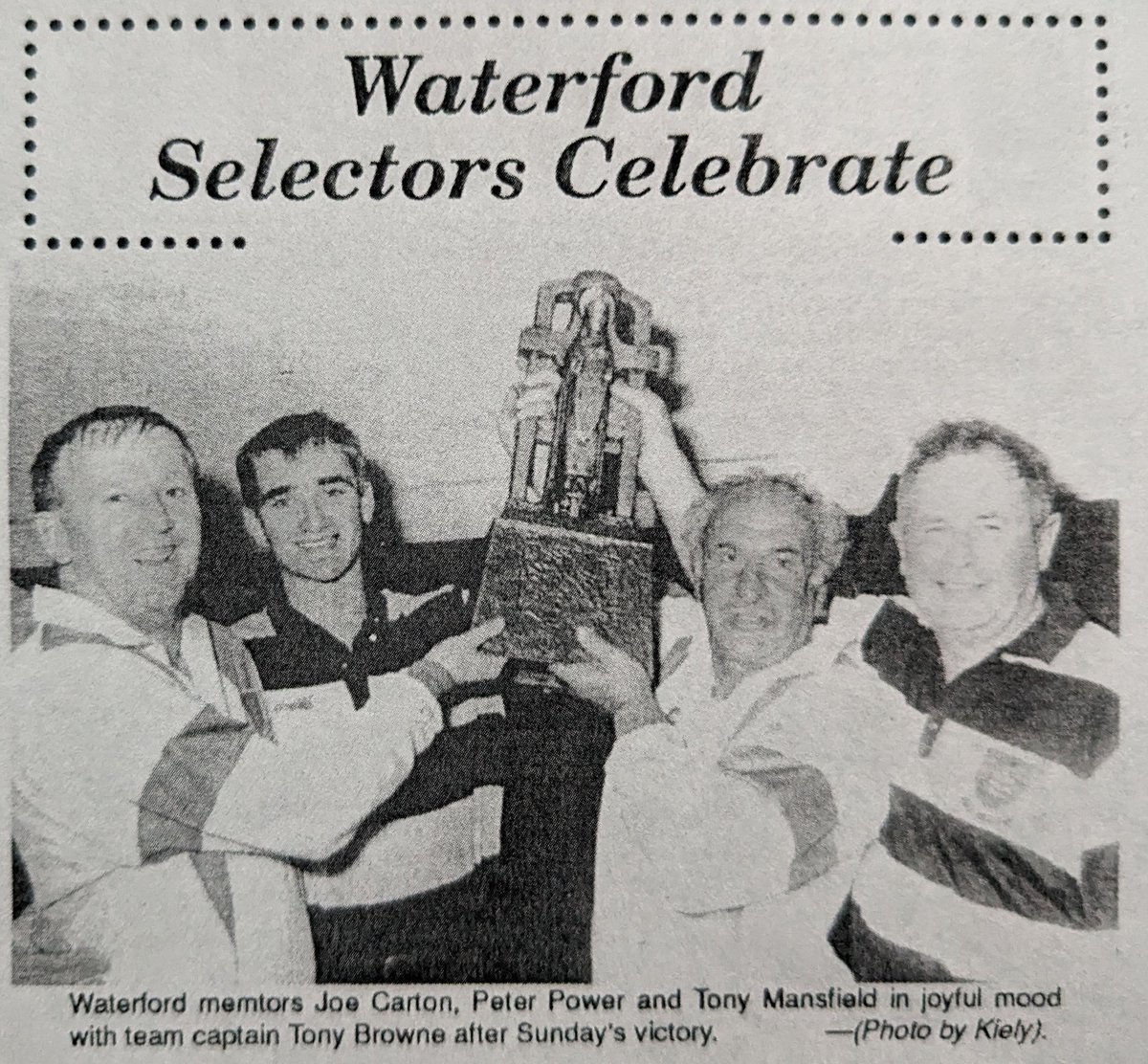 tomasmcc's tweet photo. Peter Power spread the hurling gospel throughout Waterford His enthusiasm for the game was infectious Lovely man https://t.co/xzHqIV2eWz