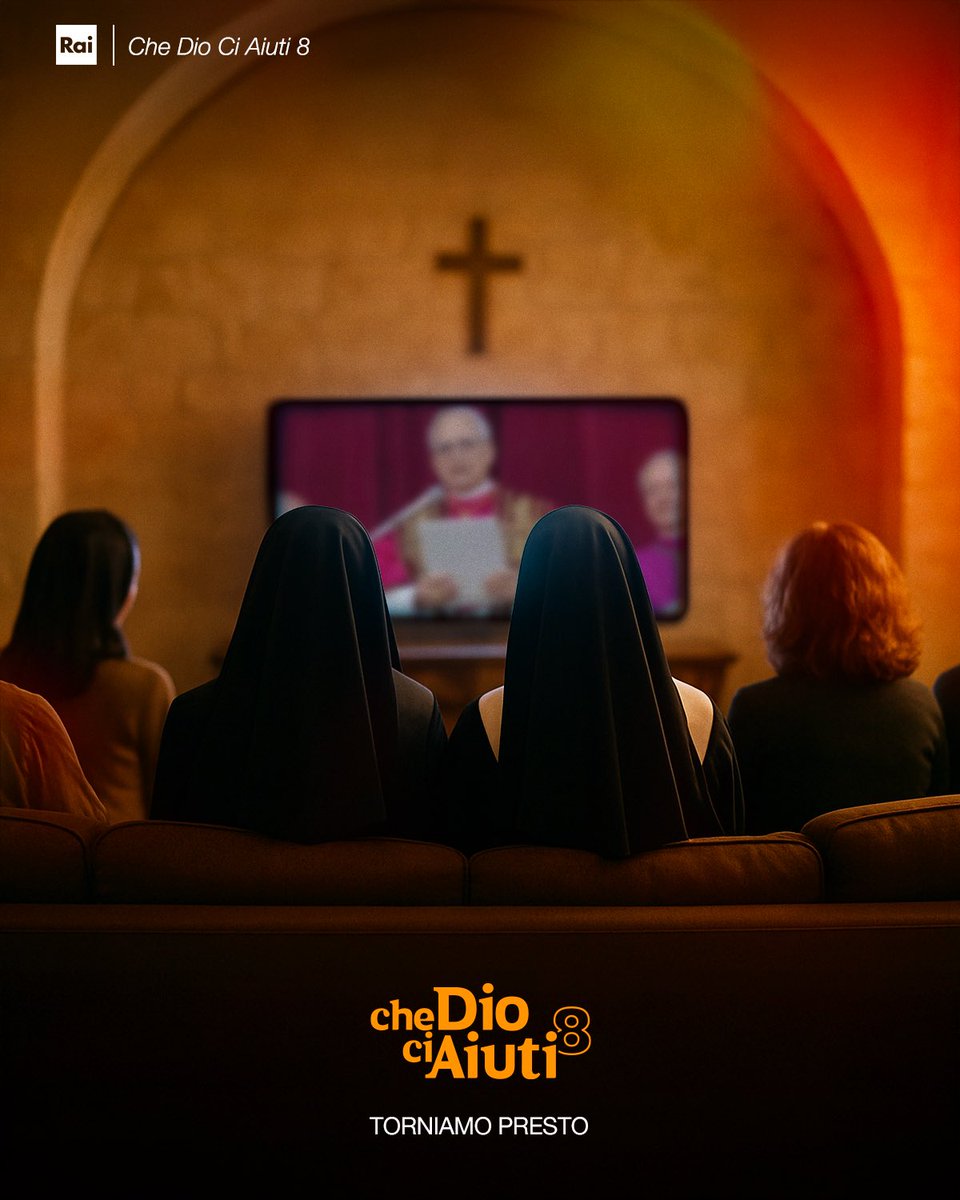 CheDioCiAiuti8's tweet photo. Questa sera impegni… divini alla Casa Del Sorriso! 😇

La puntata finale di #CheDioCiAiuti8, non andrà in onda per lasciare spazio alla programmazione televisiva dedicata all’elezione del nuovo Papa a cui facciamo i nostri migliori auguri!!! 😊

A presto con la nuova data! 🙏🏻🧡 https://t.co/7Zfrsdn283