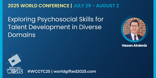 H_Akdenzz's tweet photo. Proud to present at @wcgtc 
📌 Supporting Twice-Exceptional Students
📌 Psychosocial Skills for Talent Development
📌 Giftedness in Türkiye – Parents’ Voices &amp; Challenges
#WCGTC2025 #GiftedEducation #TwiceExceptional #TalentDevelopment #PsychosocialSkills #ParentingGifted https://t.co/jwbdrLh8ZG