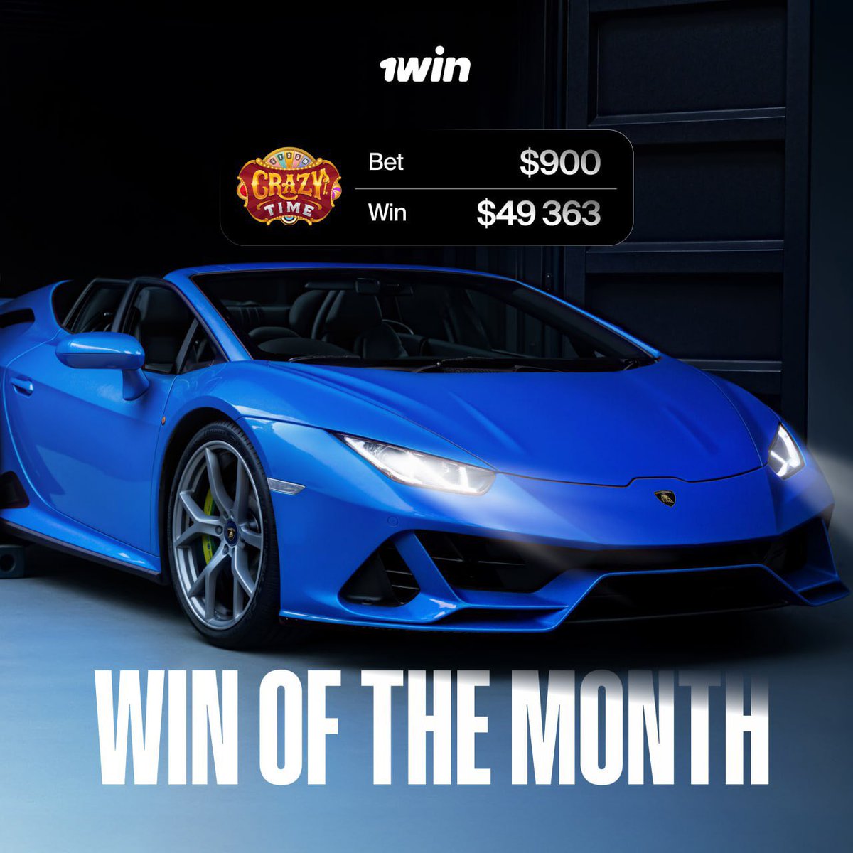 $49 363 won in Crazy Time — that’s half a Lamborghini! 🎰

👉🏻 Play Now - 1wioyh.com

What can player 23***897 afford with their freshly-won $49 363?

🔘A new apartment
🔘Launch a business
🔘Cover half the cost of a Lamborghini

Want a shot at the same? Then don’t